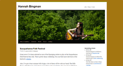 Desktop Screenshot of hannahbingman.com